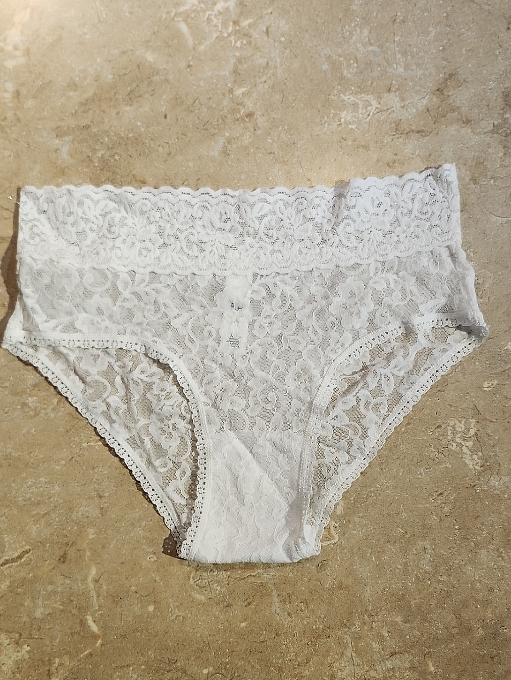 BP Nordstrom White Legit Lace Hipster Panty XS